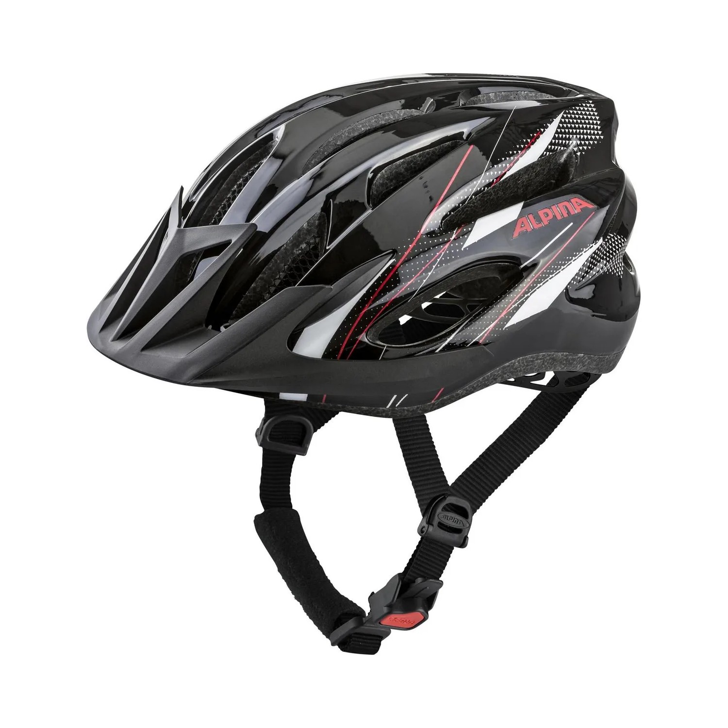 фото Alpina шлем защитный alpina mtb 17 (a971931), цвет черный-красный, ростовка 58-61см
