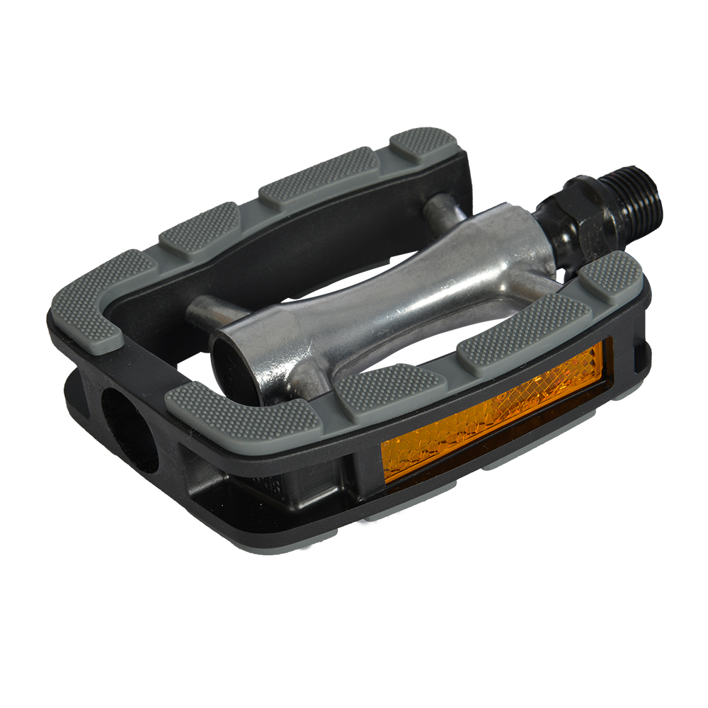 фото Oxford педали oxford alloy slim trekking pedal 9/16ʺ (pe691), год 2023, цвет черный-серебристый