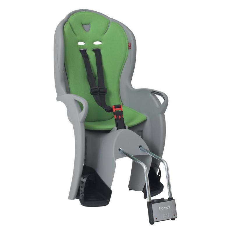 фото Hamax детское кресло hamax kiss, цвет серебристый-зеленый