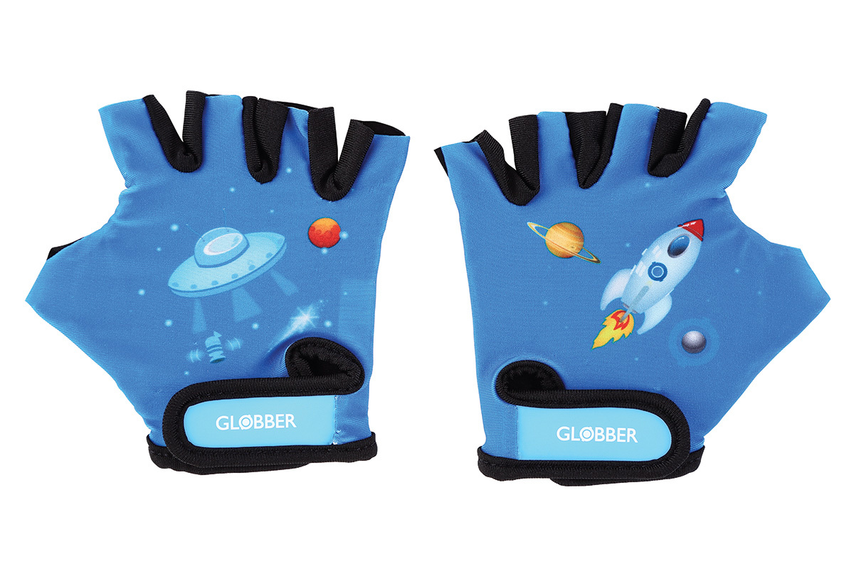 фото Globber перчатки globber, цвет синий, ростовка xs