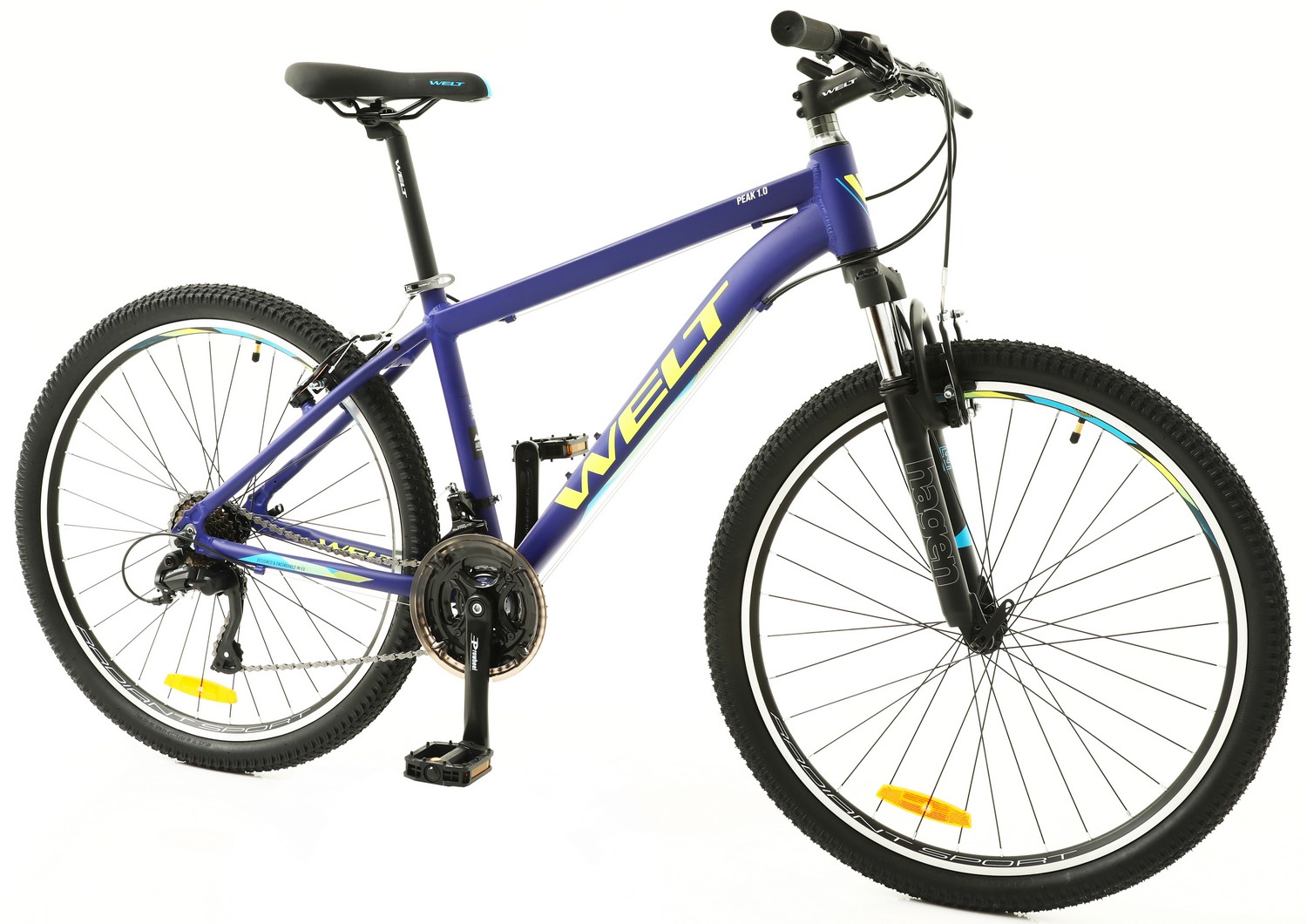 фото Горный велосипед welt peak 1.0 v 26, год 2022, цвет синий, ростовка 20