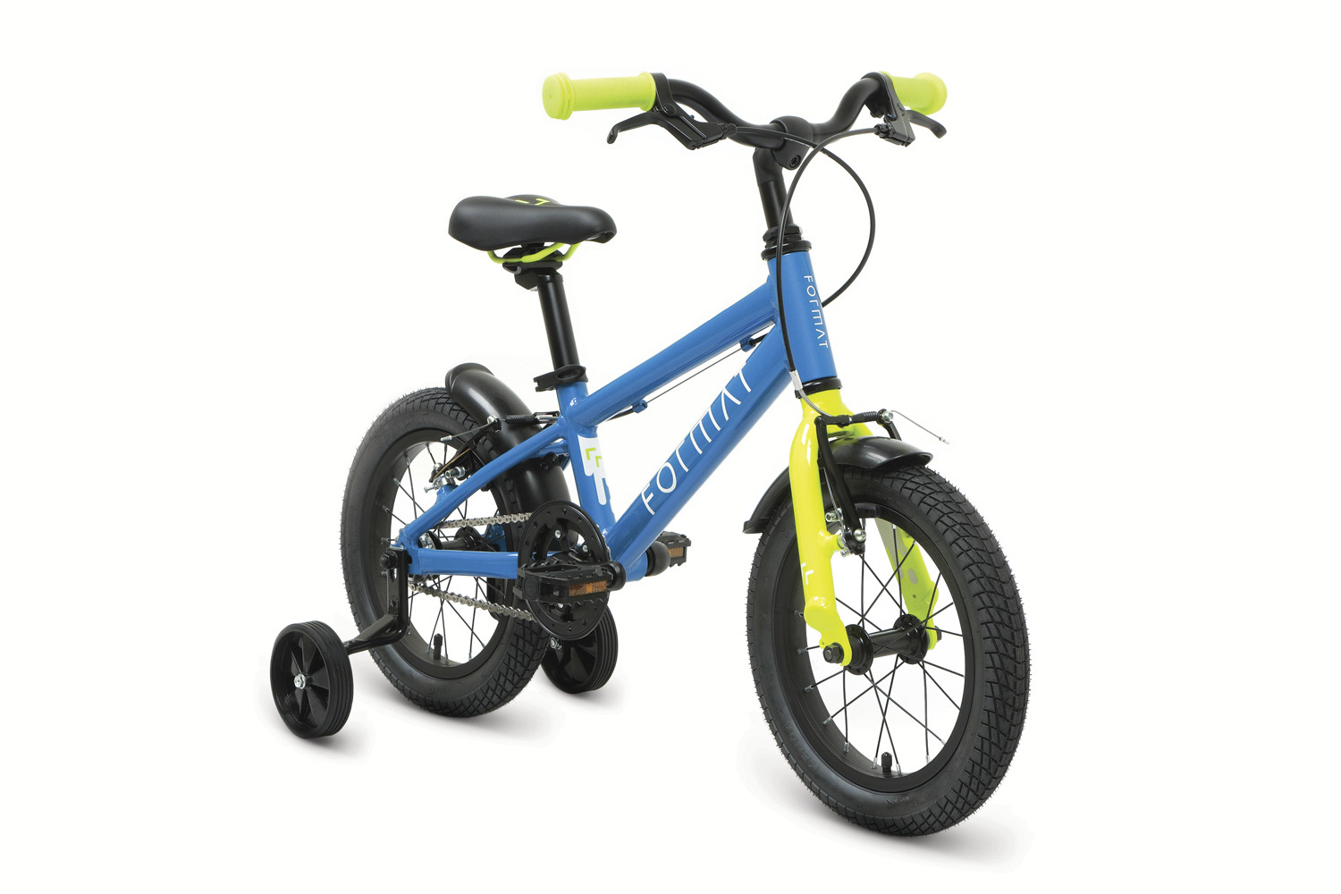фото Детский велосипед format kids 14, год 2022, цвет синий