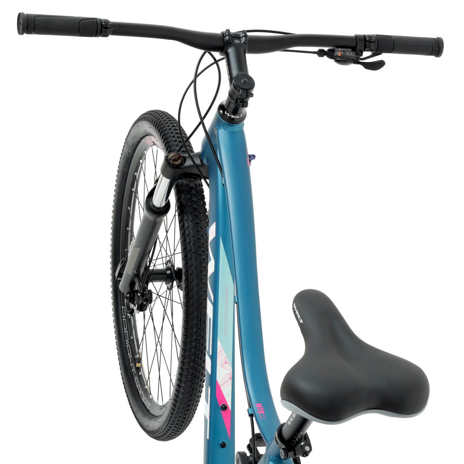 фото Женский велосипед welt edelweiss 1.0 d 27, год 2023, цвет синий, ростовка 15.5