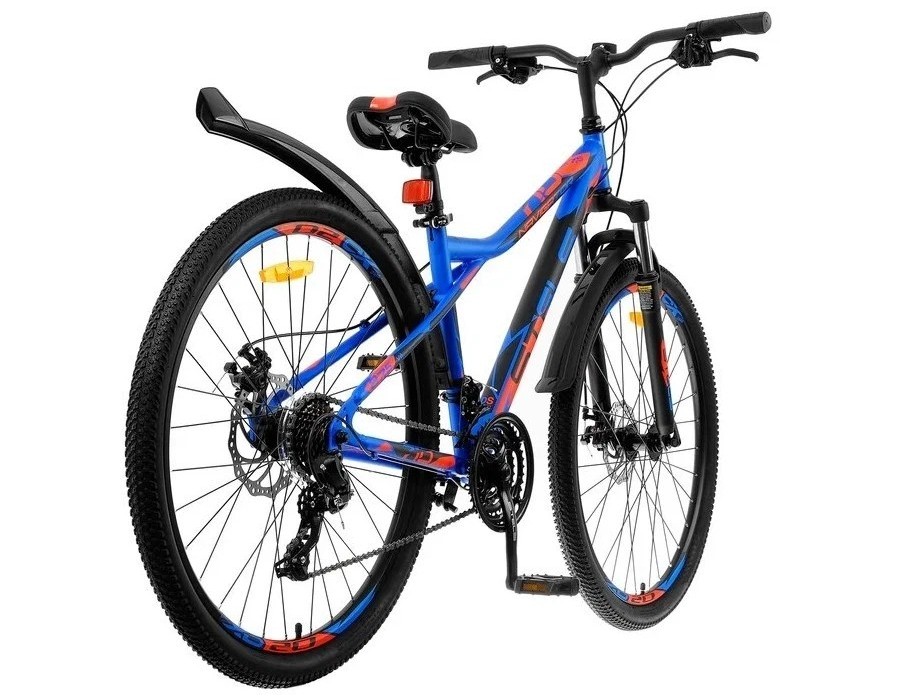 фото Горный велосипед stels navigator 710 md 27.5 v020, год 2023, цвет синий-черный, ростовка 16