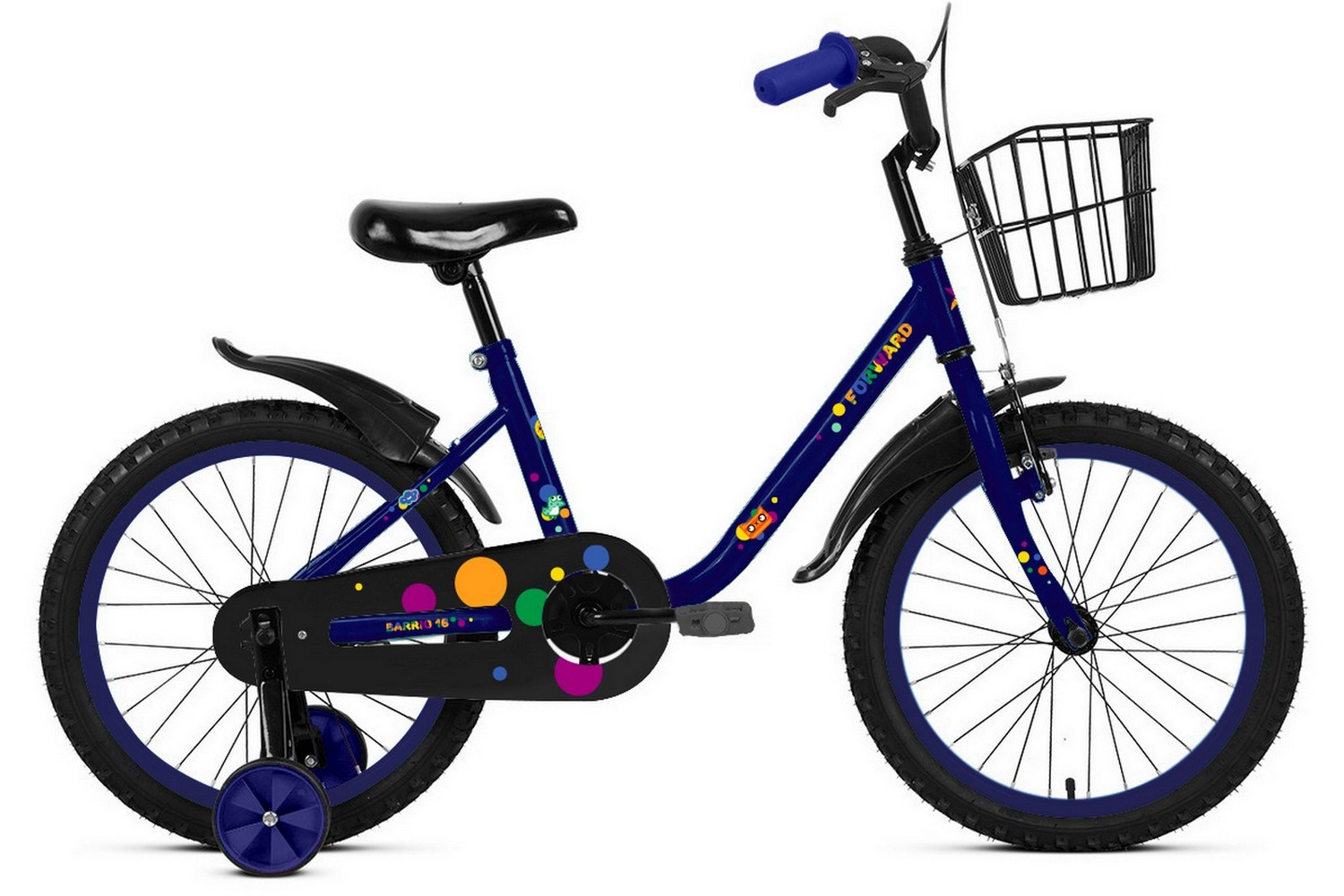 фото Детский велосипед forward barrio 14, год 2023, цвет белый
