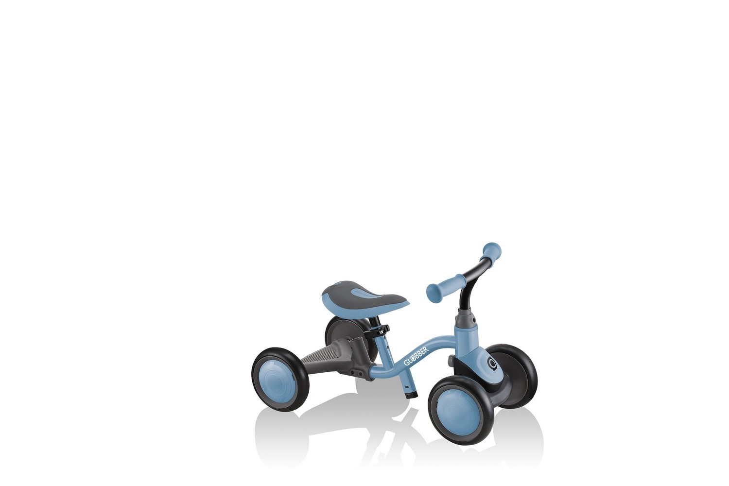 фото Детский велосипед globber learning bike 3in1 deluxe, год 2023, цвет зеленый-голубой
