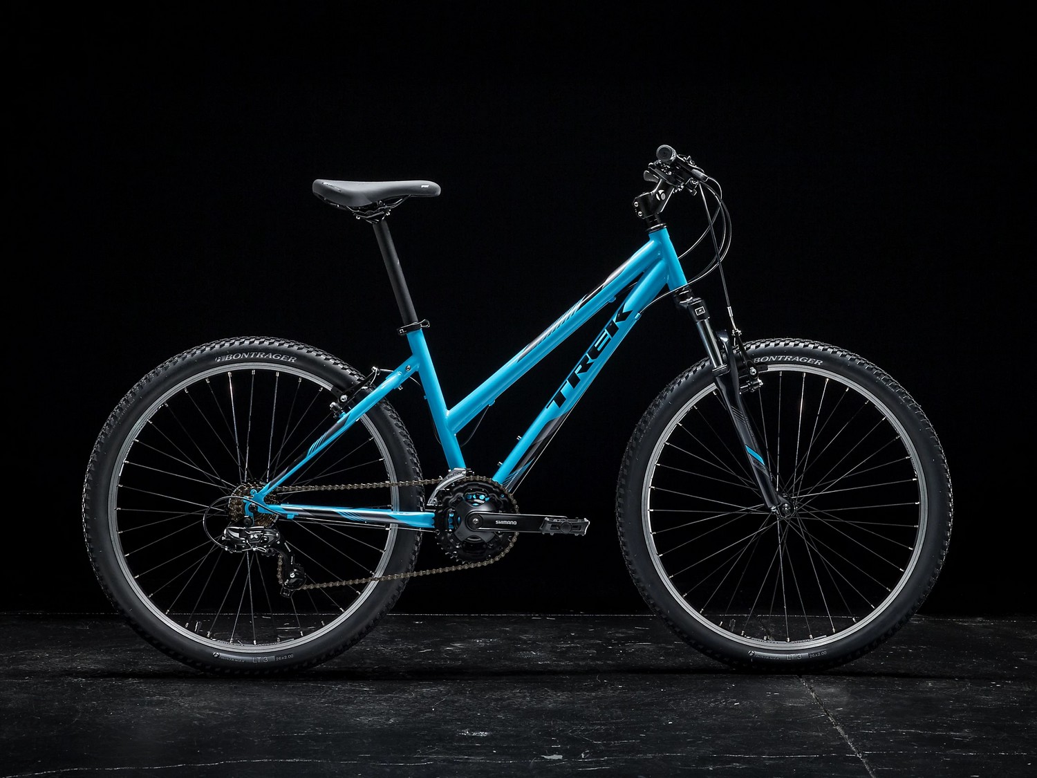 фото Женский велосипед trek 820 wsd, год 2022, цвет синий, ростовка 16