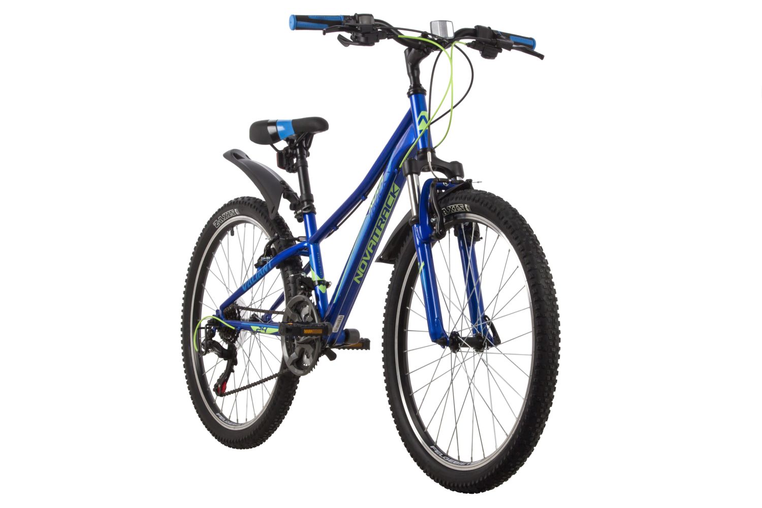 фото Подростковый велосипед novatrack valiant 24, год 2022, цвет синий, ростовка 10