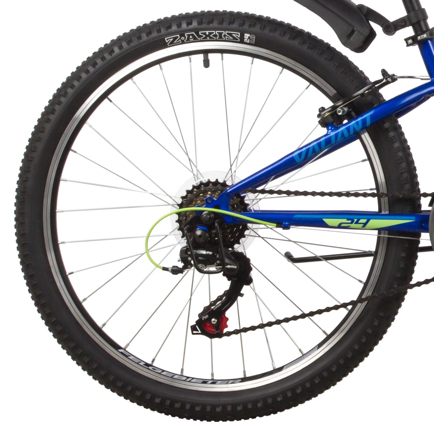 фото Подростковый велосипед novatrack valiant 24, год 2022, цвет синий, ростовка 10