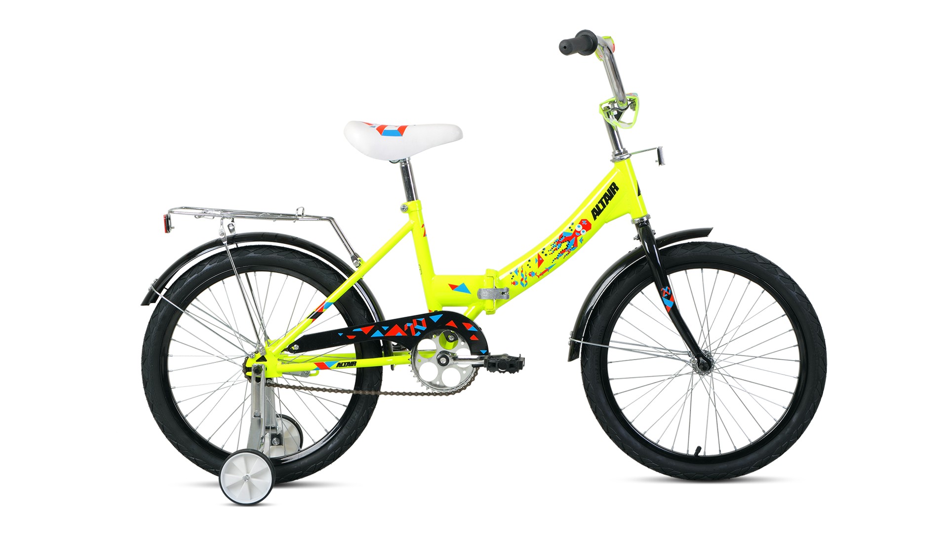 фото Детский велосипед altair city kids 20 compact, год 2022, цвет зеленый