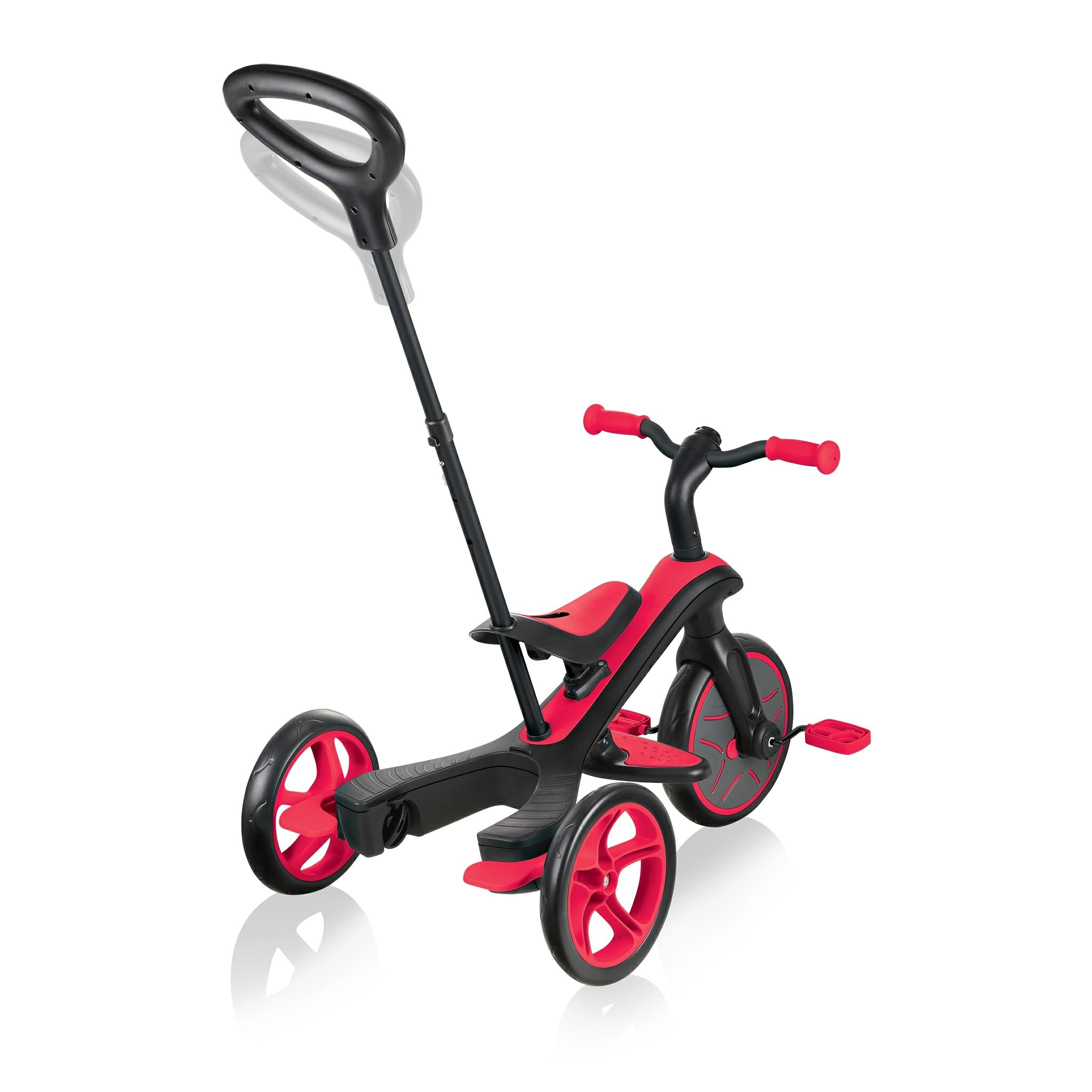фото Детский велосипед globber trike explorer (3 in 1), год 2022, цвет красный