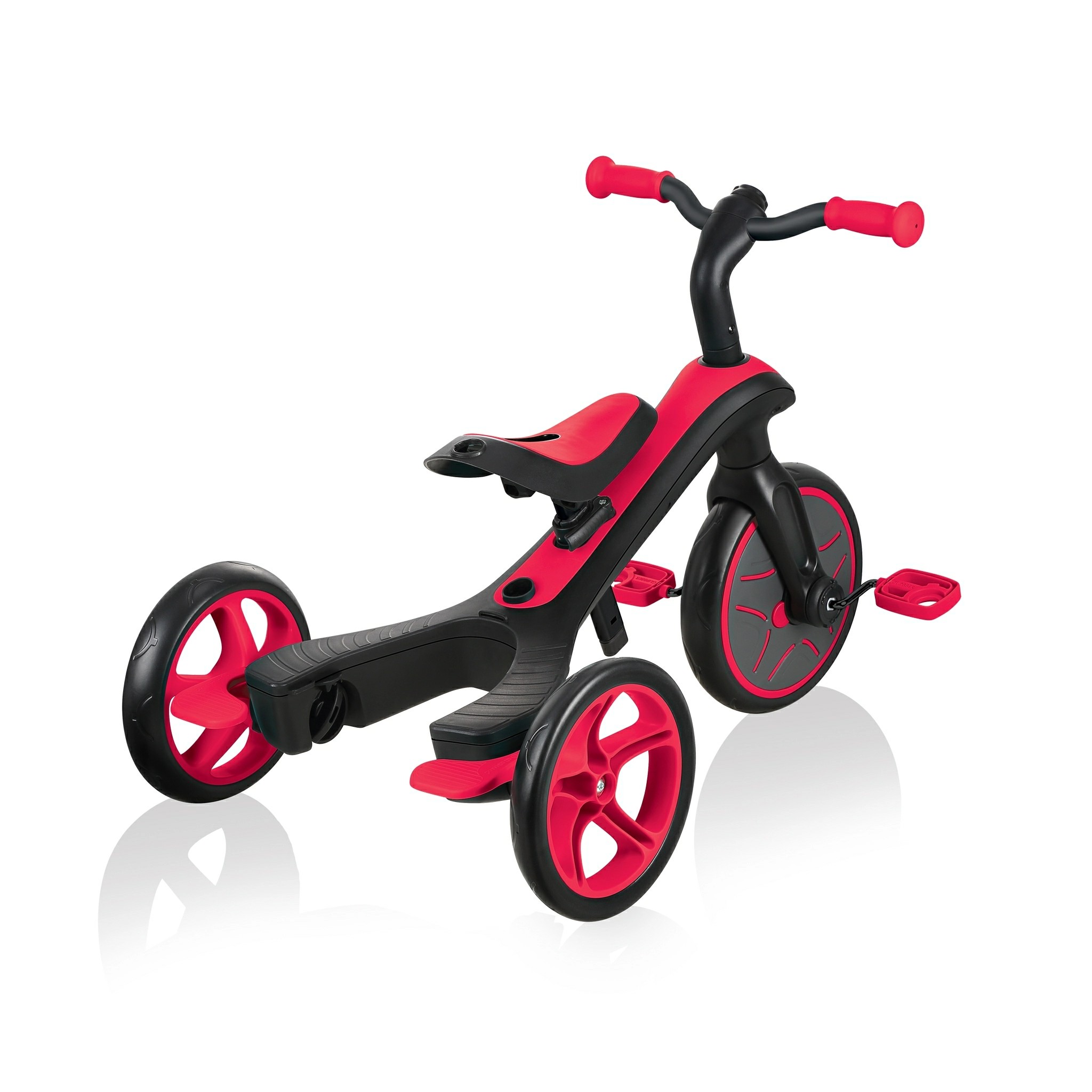 фото Детский велосипед globber trike explorer (3 in 1), год 2022, цвет красный