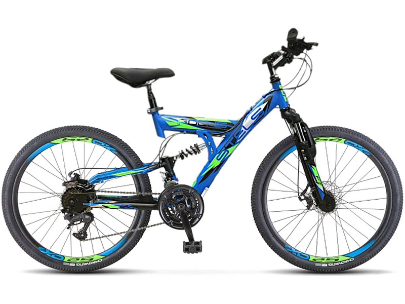 фото Подростковый велосипед stels focus md 24 18 sp v010, год 2022, цвет синий-черный, ростовка 16