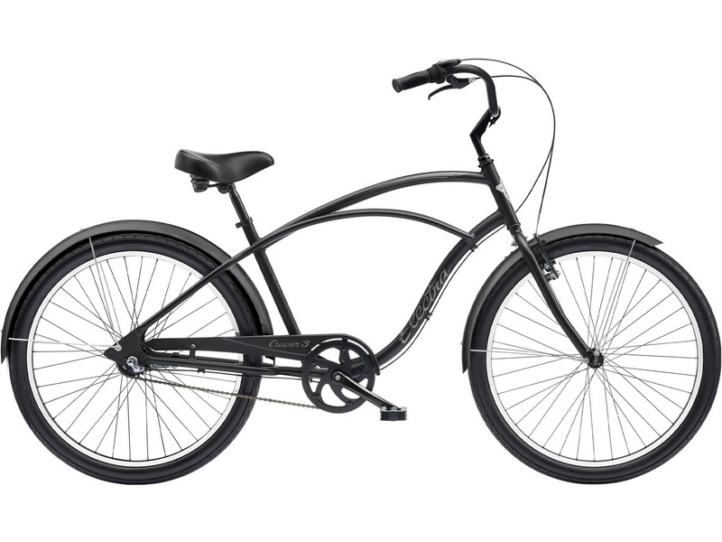 фото Комфортный велосипед electra cruiser 3i step-over, год 2023, цвет черный, ростовка 19