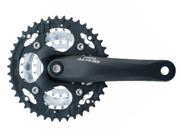 Фото Система Shimano Alivio M410, 175мм, Oct, 42/32/22T, черн.