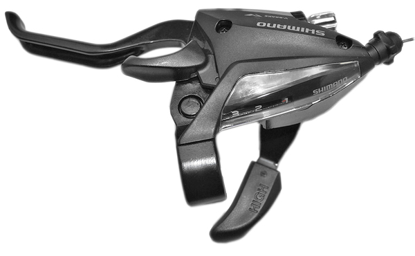 Shimano Шифтер/тормозная ручка левая ST-EF 500 3ск., цвет Черный