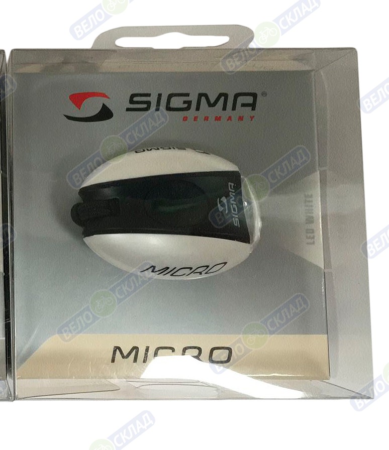 Sigma Фонарь задний Sigma Micro-W, цвет Белый