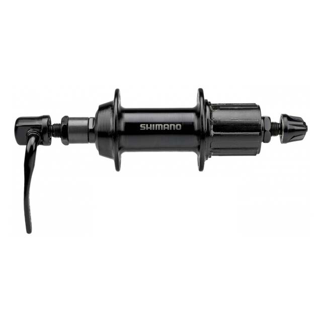 Shimano Втулка задняя Shimano FH-TY500, 32H, 7ск.,OLD:135мм QR170мм, цвет Черный