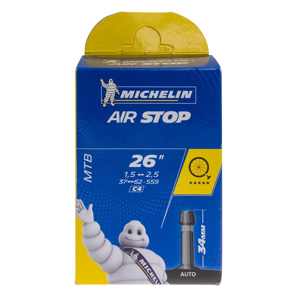 Michelin Камера Michelin C4 AirStop 26x1.5-2.5 A/V, цвет Черный