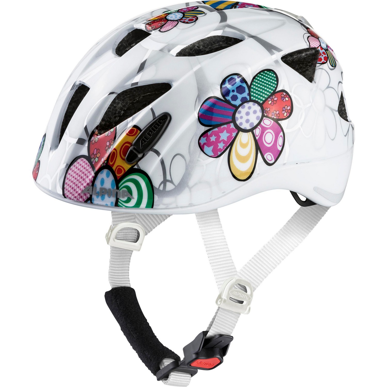 Фото Шлем защитный Alpina Ximo Flash White Flower Gloss