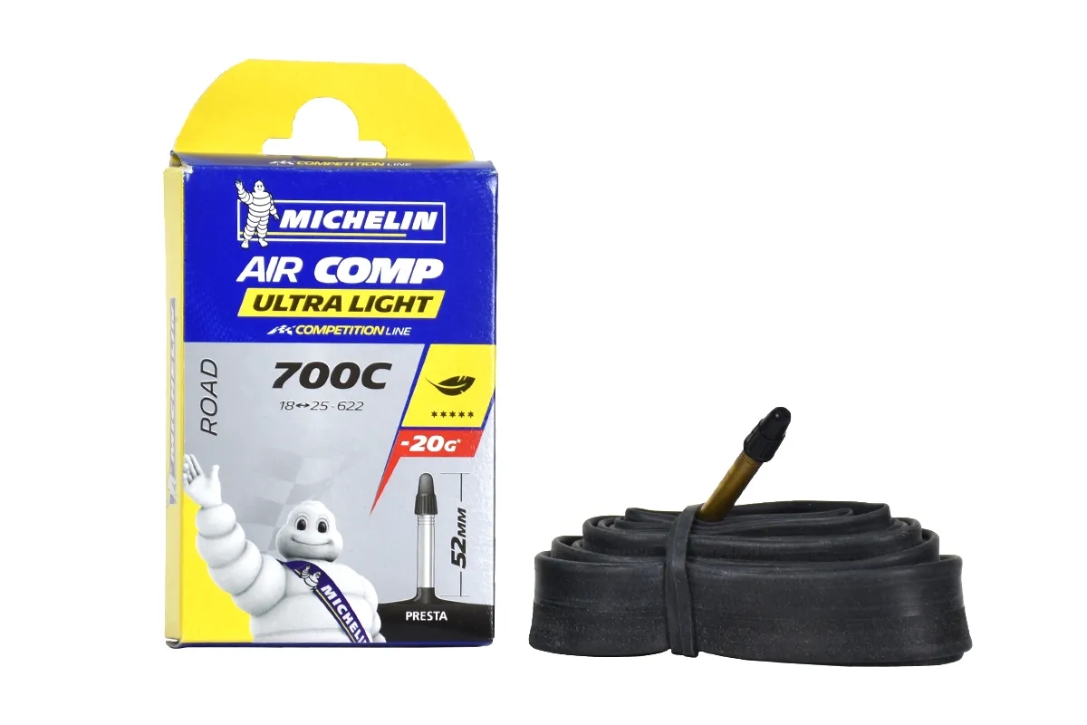 Stinger Камера Michelin A1 Aircomp Ultralight 18/25X622 700С PR 52mm Presta (422204)			, цвет Черный