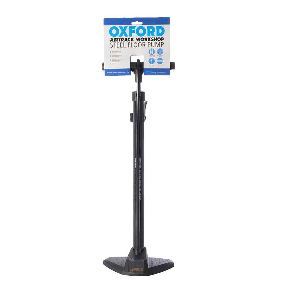 Oxford Насос Oxford Airtrack Workshop Steel Floor Pump (PU851), цвет Черный