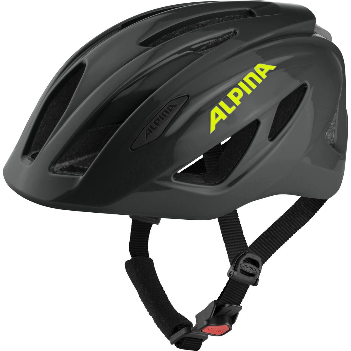 Alpina Велошлем Alpina Pico Flash Black/Neon Gloss, цвет Черный-Зеленый, ростовка 50-55см