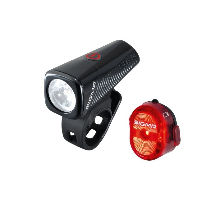 Sigma Комплект фонарей Sigma Sport Buster 150 / Nugget II Flash, цвет Черный