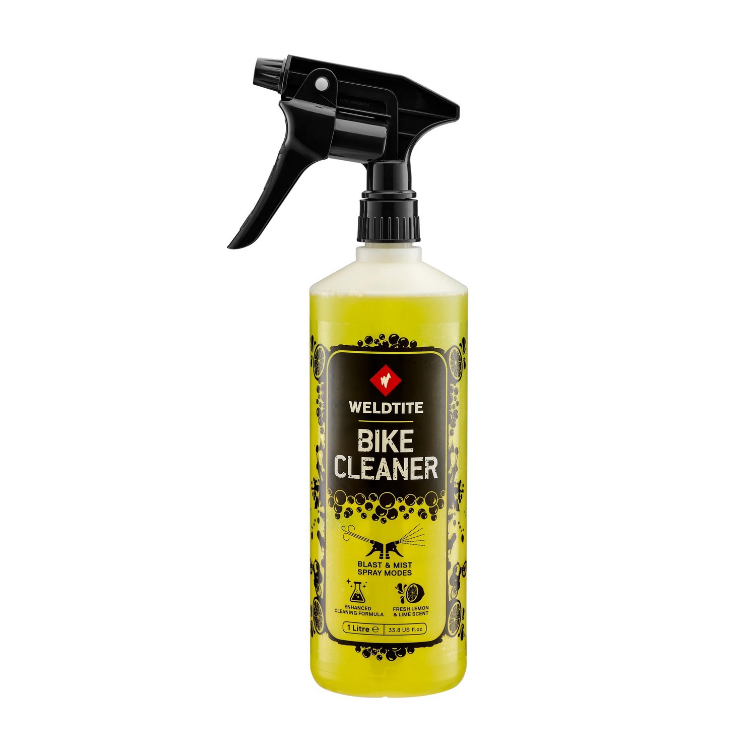 Weldtite Очиститель универсальный Weldtitie Bike Cleaner 1L Lime/Lemon (03128), цвет Желтый-Зеленый