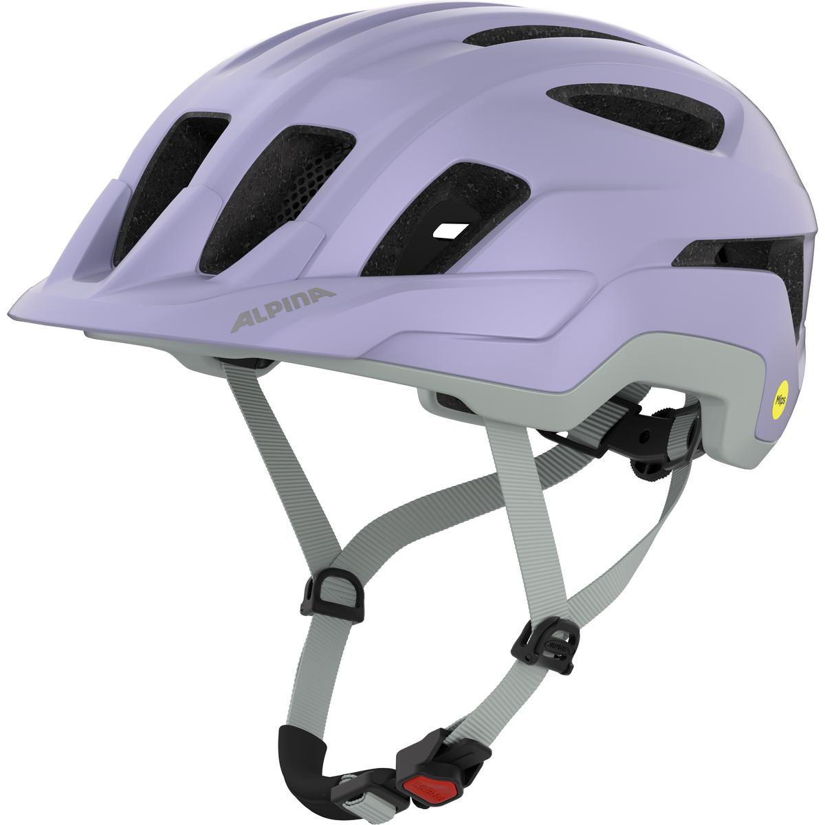 Фото Велошлем Alpina Paranus Mips Lilac-Grey Matt