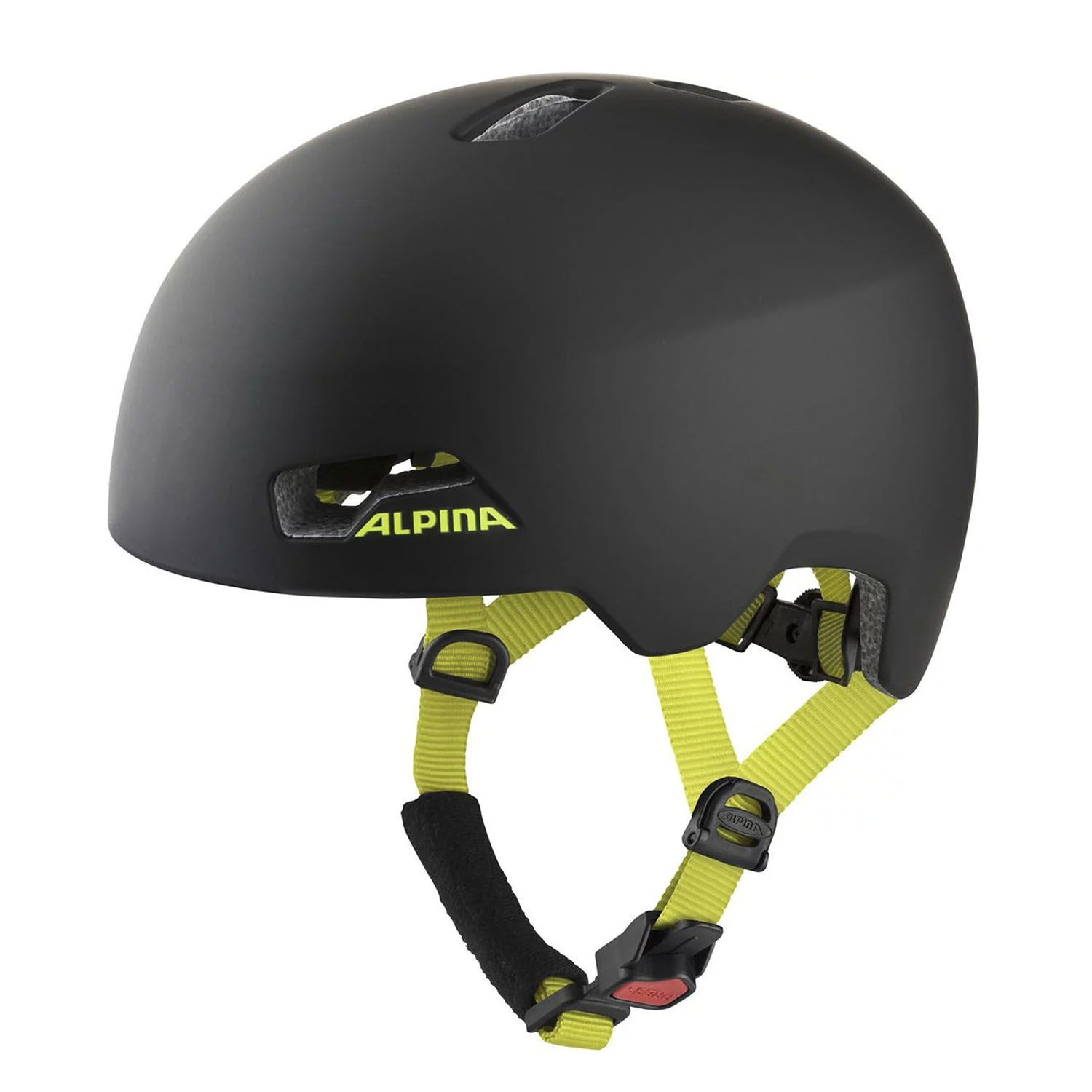 Фото Велошлем Alpina Hackney Black-Neon/Yellow Matt