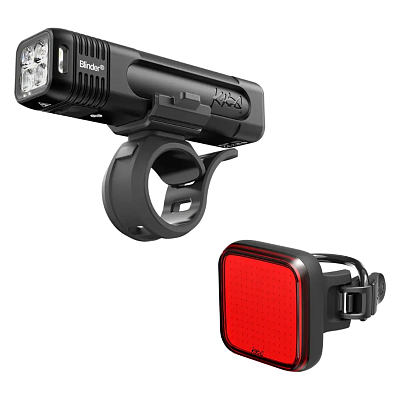 Фото Комплект фонарей Knog Blinder 1000 & Square