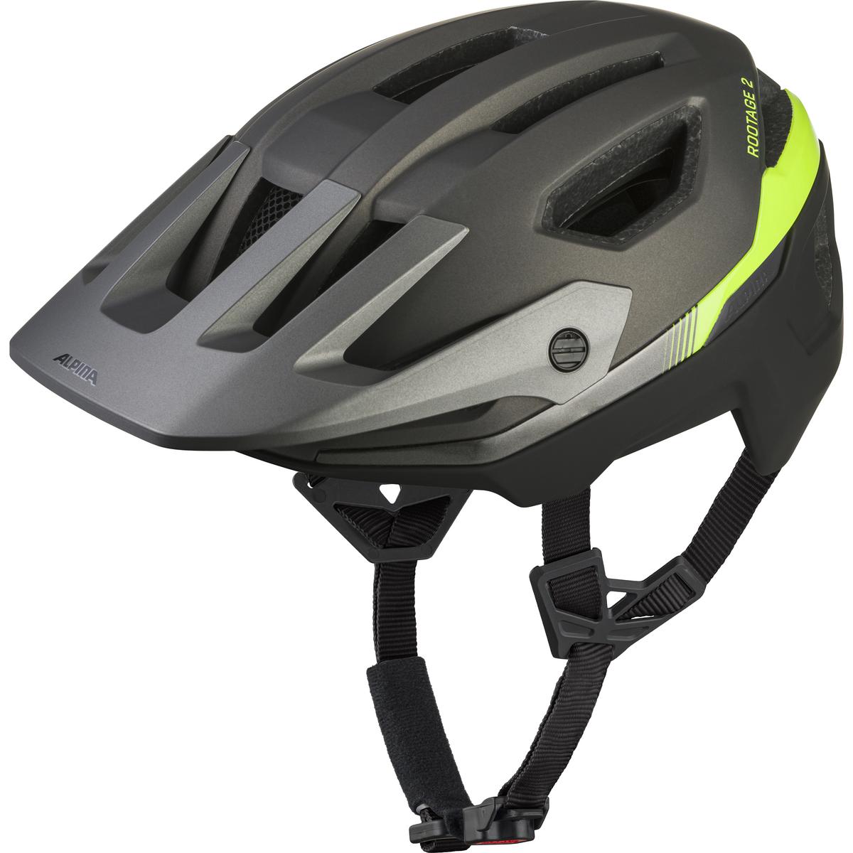 Фото Велошлем Alpina Rootage 2 Mips Gun Black Neon
