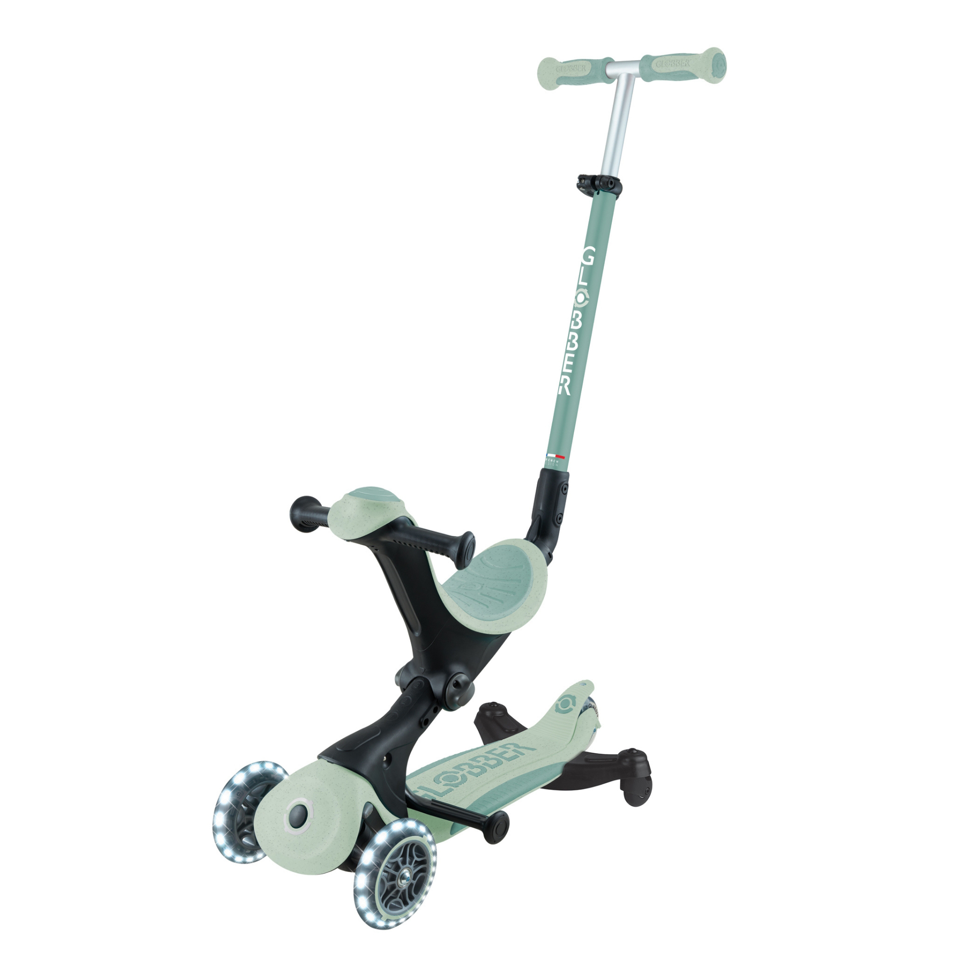 Фото Самокат Globber Go Up Deluxe Lights Ecologic 360