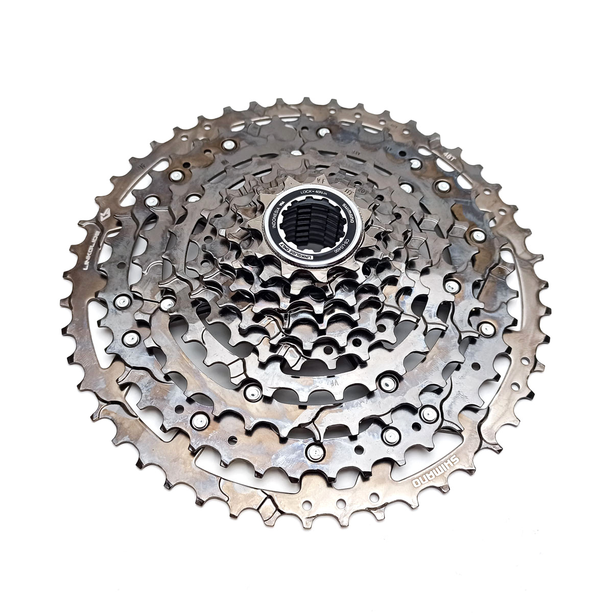 Фото Кассета Shimano Cues Linkglide CS-LG400-10, 10 ск., 11-48T