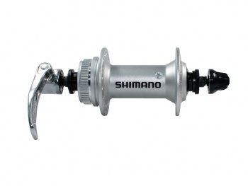 Втулка передняя Shimano Alivio, HB-M435, 36 отв., сереб., C.Lock, QR 133мм