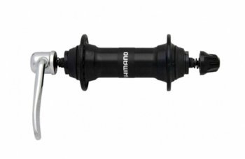 Втулка передняя Shimano, HB-RM60, 36отв., QR, 133мм, чер.