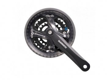 Система Shimano Acera, FC-M361, черн, 170мм, защ, Кв, 48/38/28T