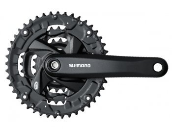 Система Shimano M371, 170мм, Кв, 44/32/22, с болтами, черн.