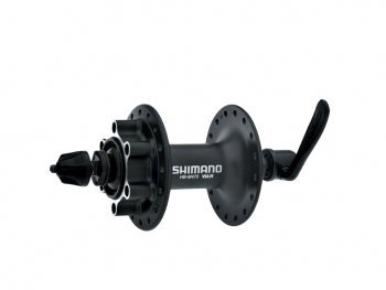 Втулка передняя Shimano HB-M475, 32 отв, 6 болтов, QR, черн.