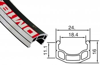 Обод 24ʺ DM-18 Alexrims 32H