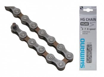 Цепь Shimano HG40, 6/7/8ск, 115 зв., зам. UG51