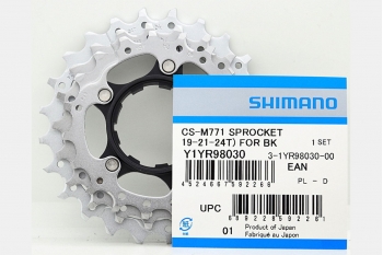 Звезды для кассеты Shimano XT M771-10 (19-21-24T)