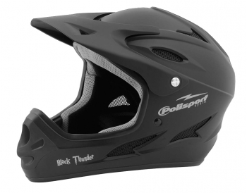 Шлем защитный Polisport Downhill Black Thunder