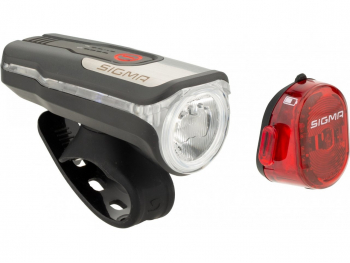 Комплект фонарей Sigma Sport Aura 80 USB+Nugget 2