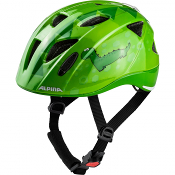 Шлем защитный Alpina Ximo Flash Green Dino Gloss
