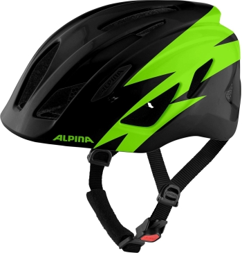 Велошлем Alpina Pico Black/Green Gloss