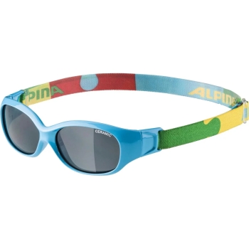 Велоочки Alpina Sports Flexxy Kids Cyan/Puzzle Gloss (A8495485)