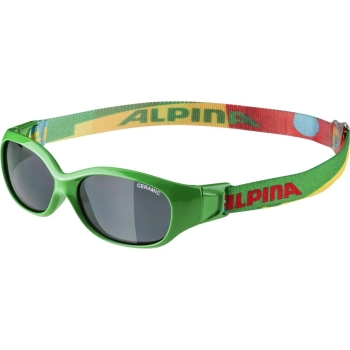 Велоочки Alpina Sports Flexxy Kids Green/Puzzle Gloss (A8495475)