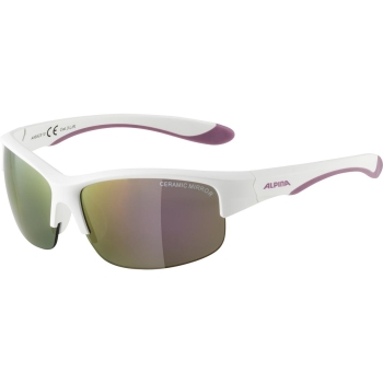 Велоочки Alpina Flexxy Youth Hr White Purple Matt/Pink Mirror Cat.3 (A8652310)